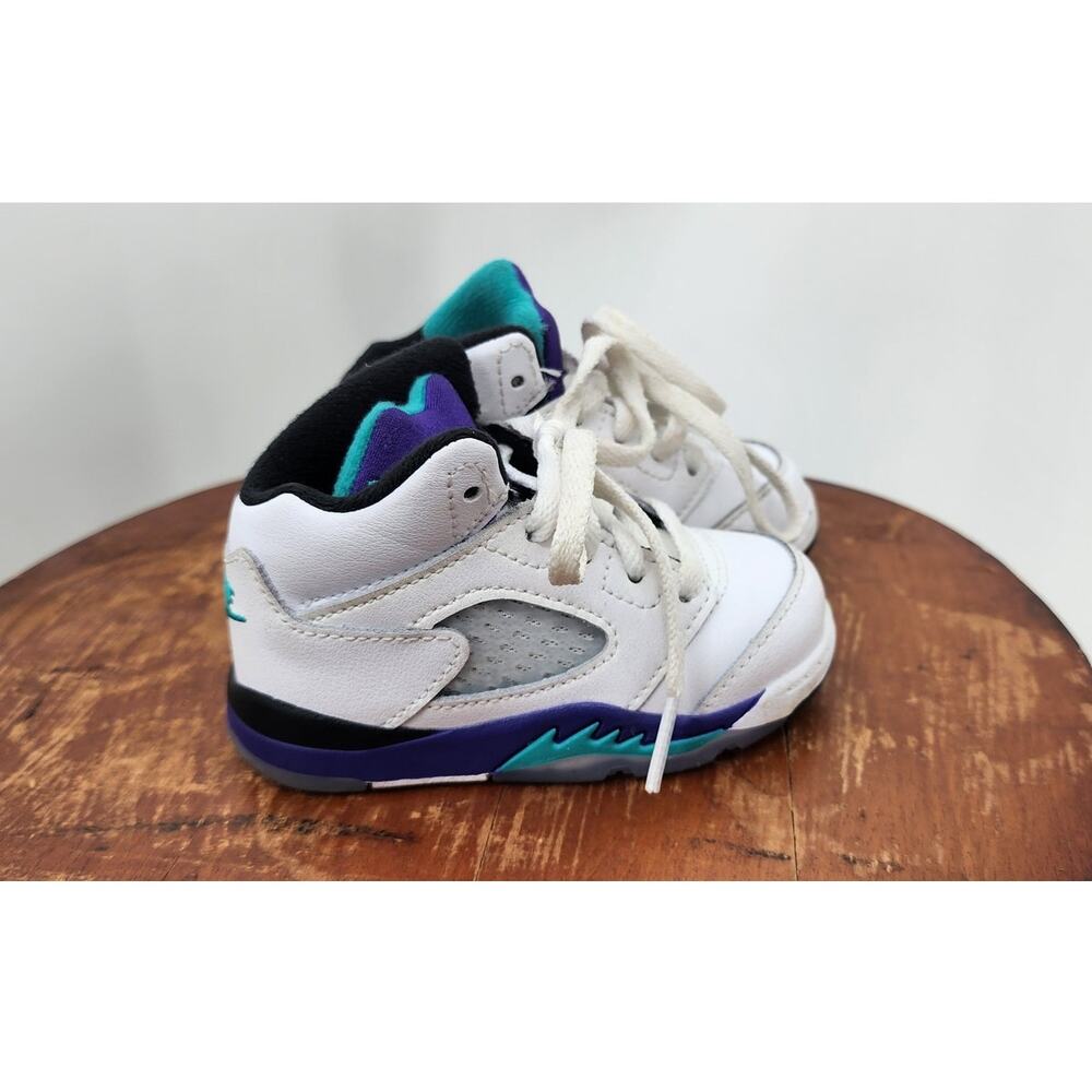 Jordan 5 Retro OG Grape Sneakers Baby Toddler Sneakers Size 5